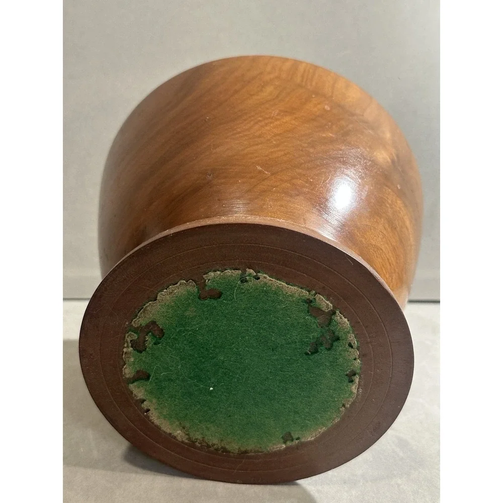 Vintage Wooden‎ Bowl With Lid